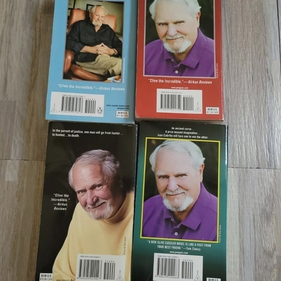 Clive Cussler Lot of 5 Paperback NovelsThe chase, silent‎ sky, the spy 1 … - Picture 4 of 4